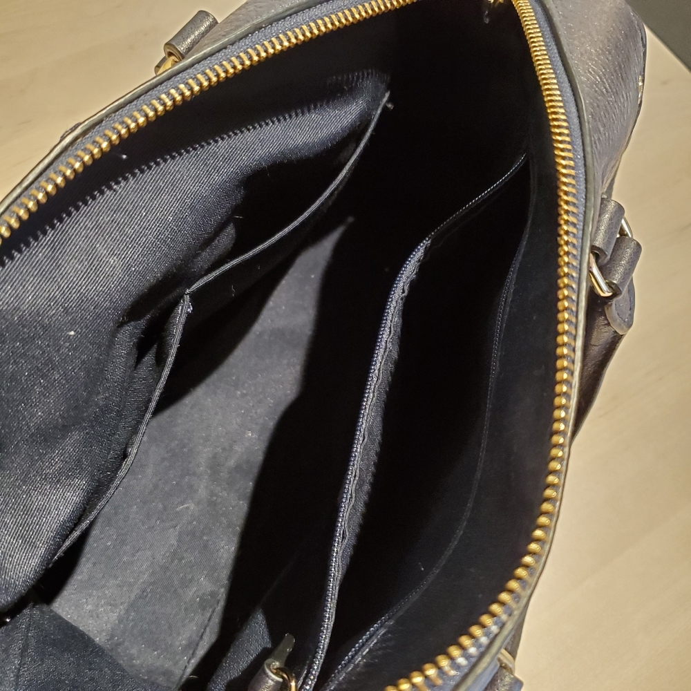NWOT Authentic Coach Black leather Satchel Bag - Picture 11 of 16